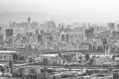 Vue de Taipei à Taïwan